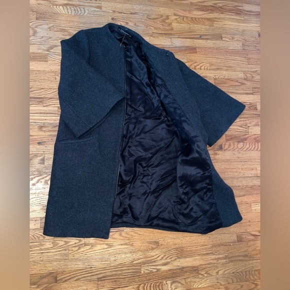 Zara Wool Coat- Medium PTP 19.5 inch - Picture 7 of 10